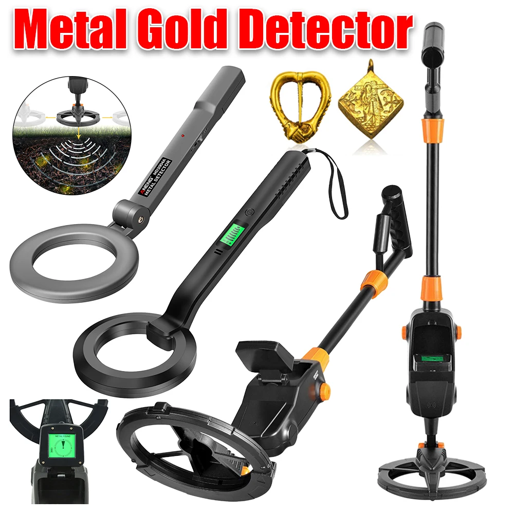 Waterproof Metal Detector Pinpointer - MD1008A yeraltı Metal dedektörü altın gümüş