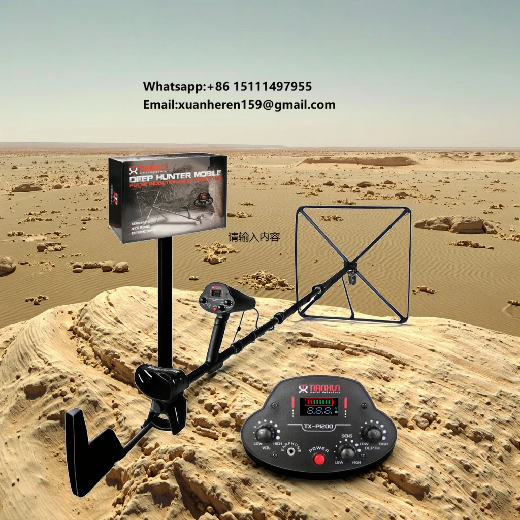 Gold Detector Long Range Locator - Endüstriyel Metal Dedektörü Altın Gümüş Bakır