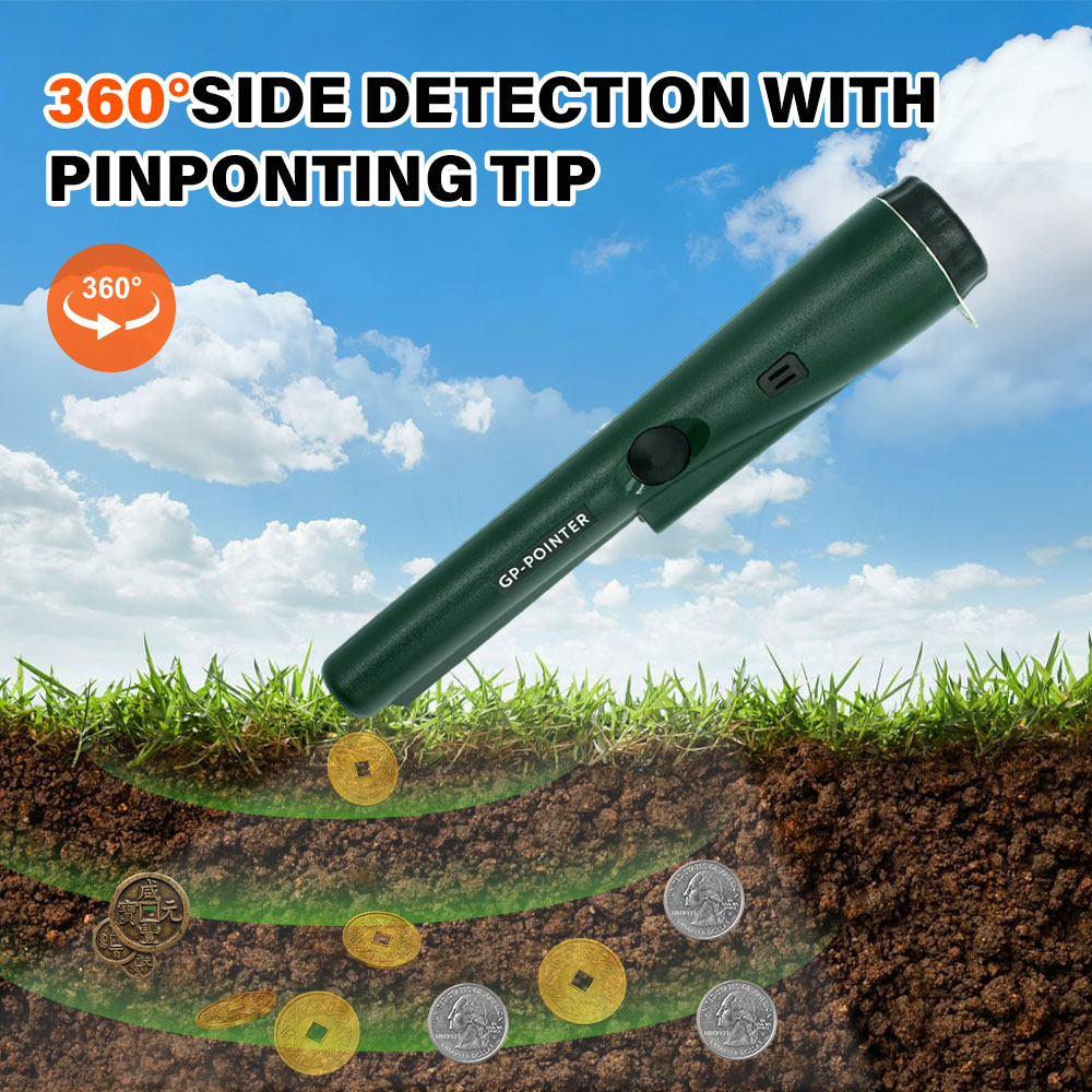 Waterproof Metal Detector Pinpointer - Hazine Avcısı - Taşınabilir Metal Dedektörü
