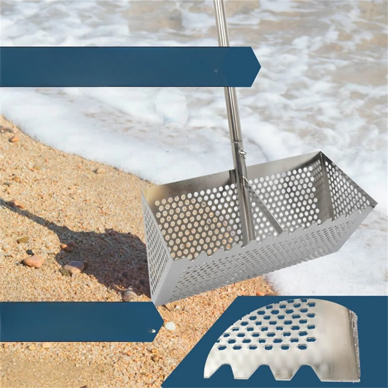 Treasure Hunting Shovel Digging Tool - Plaj Hazinesi Arama Kum Küreği Katlanabilir
