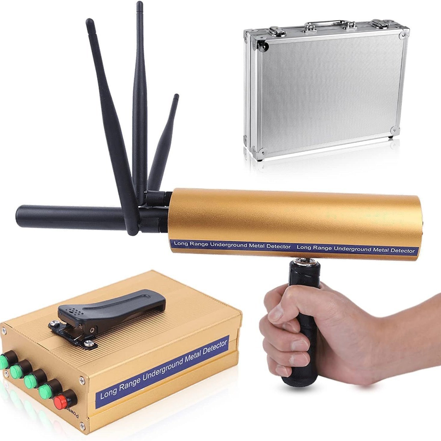 Gold Detector Long Range Locator - Yeni Tasarım Uzun Menzilli Altın Metal