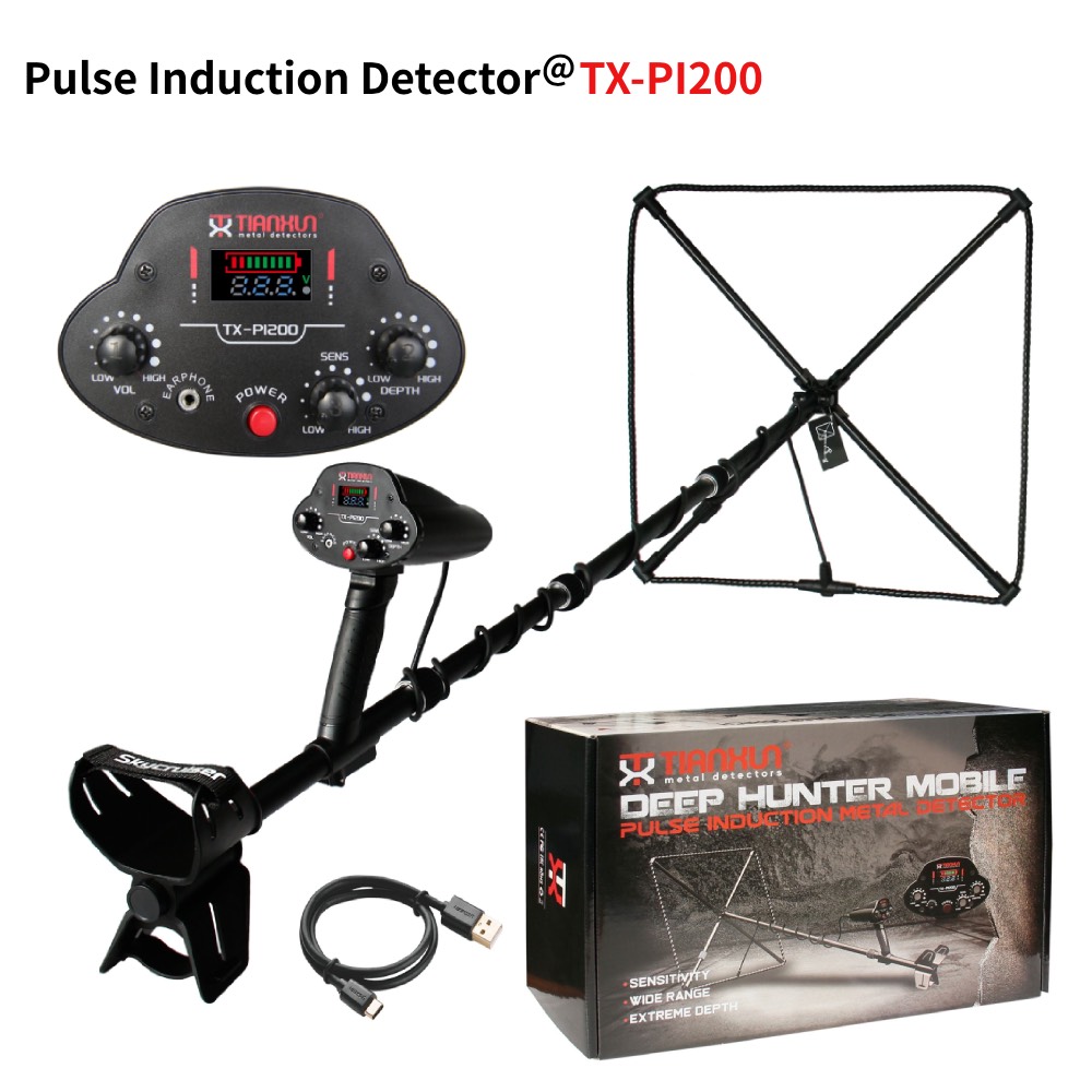 Gold Detector Long Range Locator - PI200 Darbeli İndüksiyonlu Metal Dedektörü Uzun