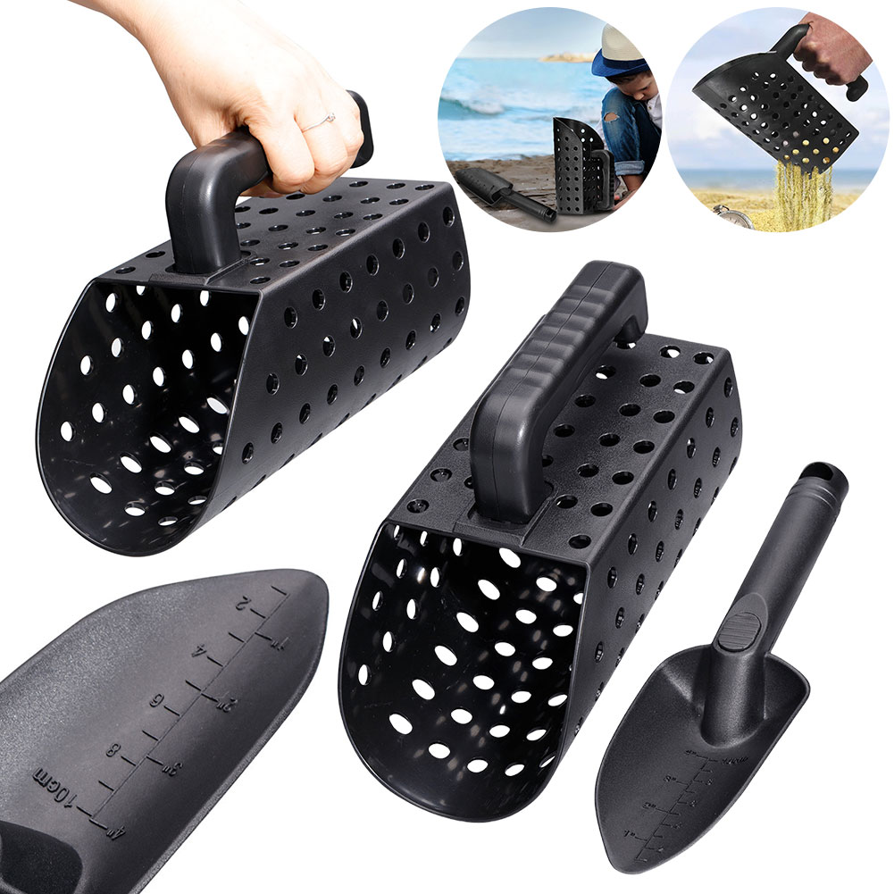 Sand Scoop Stainless Steel Beach Digging - Metal Dedektörü Kum Küreği Seti Çocuklar
