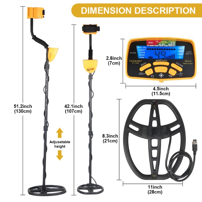 TC-500 Metal Dedektörü Su Geçi - Waterproof Metal Detector Pinpointer incelemesi ve fiyatı