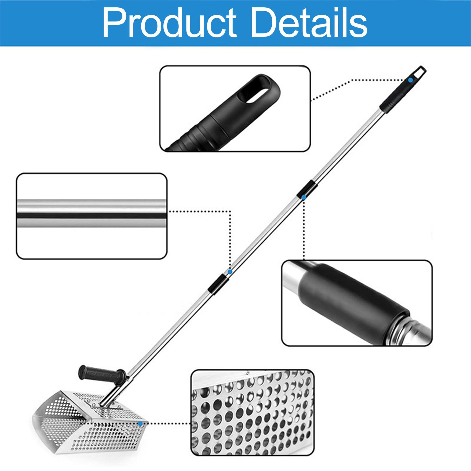 Uzun Saplı Kum Küreği, Metal D - Treasure Hunting Shovel Digging Tool incelemesi ve fiyatı