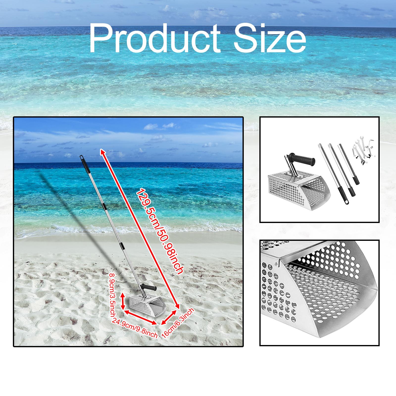 Uzun Saplı Kum Küreği, Metal D - Treasure Hunting Shovel Digging Tool incelemesi ve fiyatı