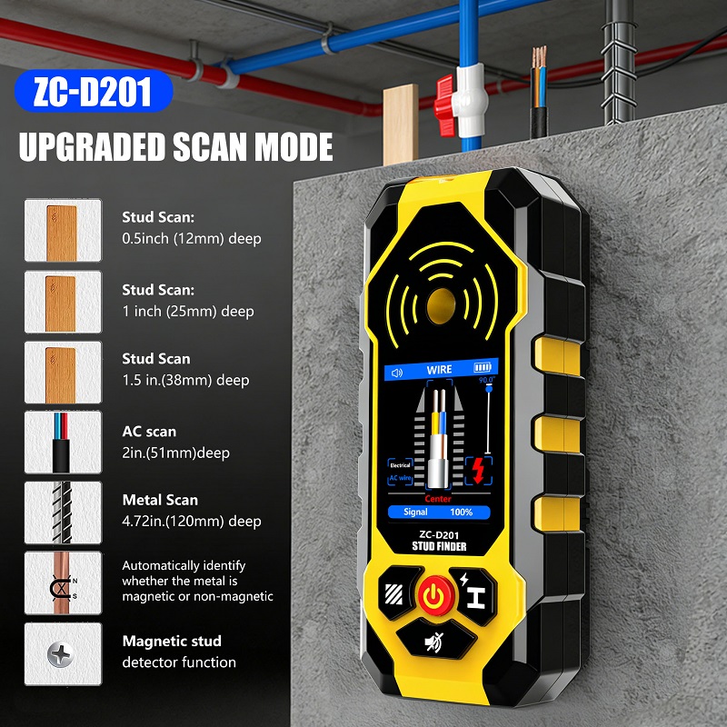 ZC-D201 Stud Finder Duvar Tara - Ground Penetrating Radar Scanner incelemesi ve fiyatı