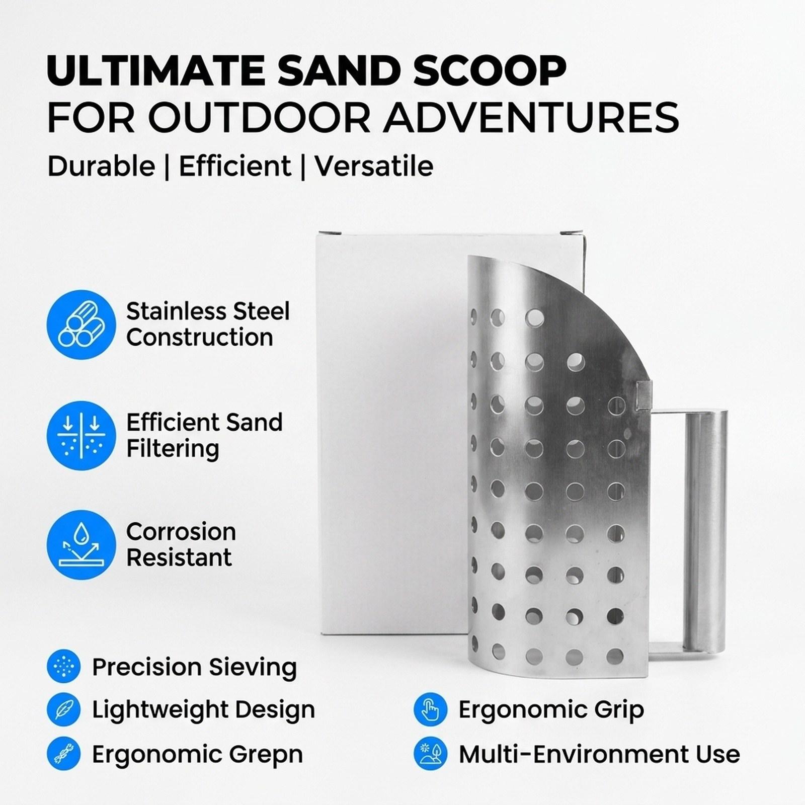 Kum Eleği Kepçesi Pratik Akses - Sand Scoop Stainless Steel Beach Digging incelemesi ve fiyatı