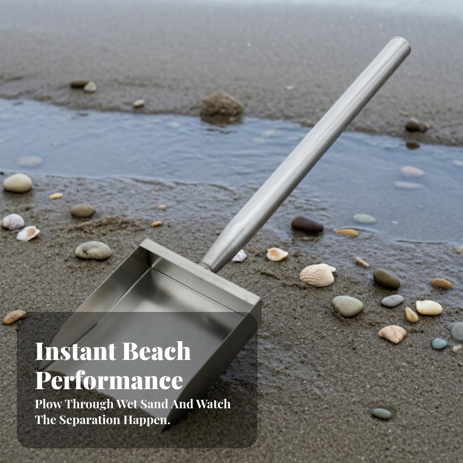 Paslanmaz Çelik Plaj Kum Eleği - Treasure Hunting Shovel Digging Tool incelemesi ve fiyatı