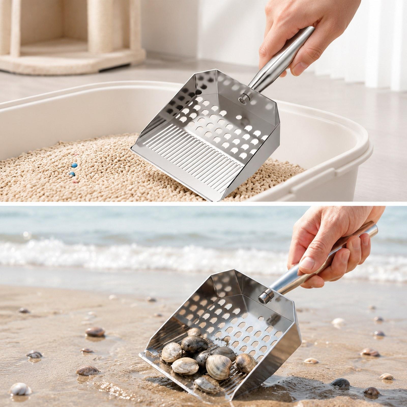 Plaj Küreği Sağlam Çok Amaçlı  - Sand Scoop Stainless Steel Beach Digging incelemesi ve fiyatı