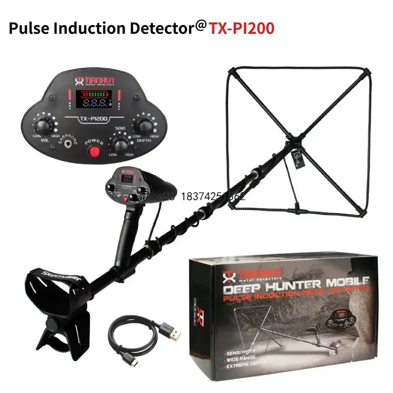 PI200 Darbe İndüksiyonlu Metal - Gold Detector Long Range Locator incelemesi ve fiyatı