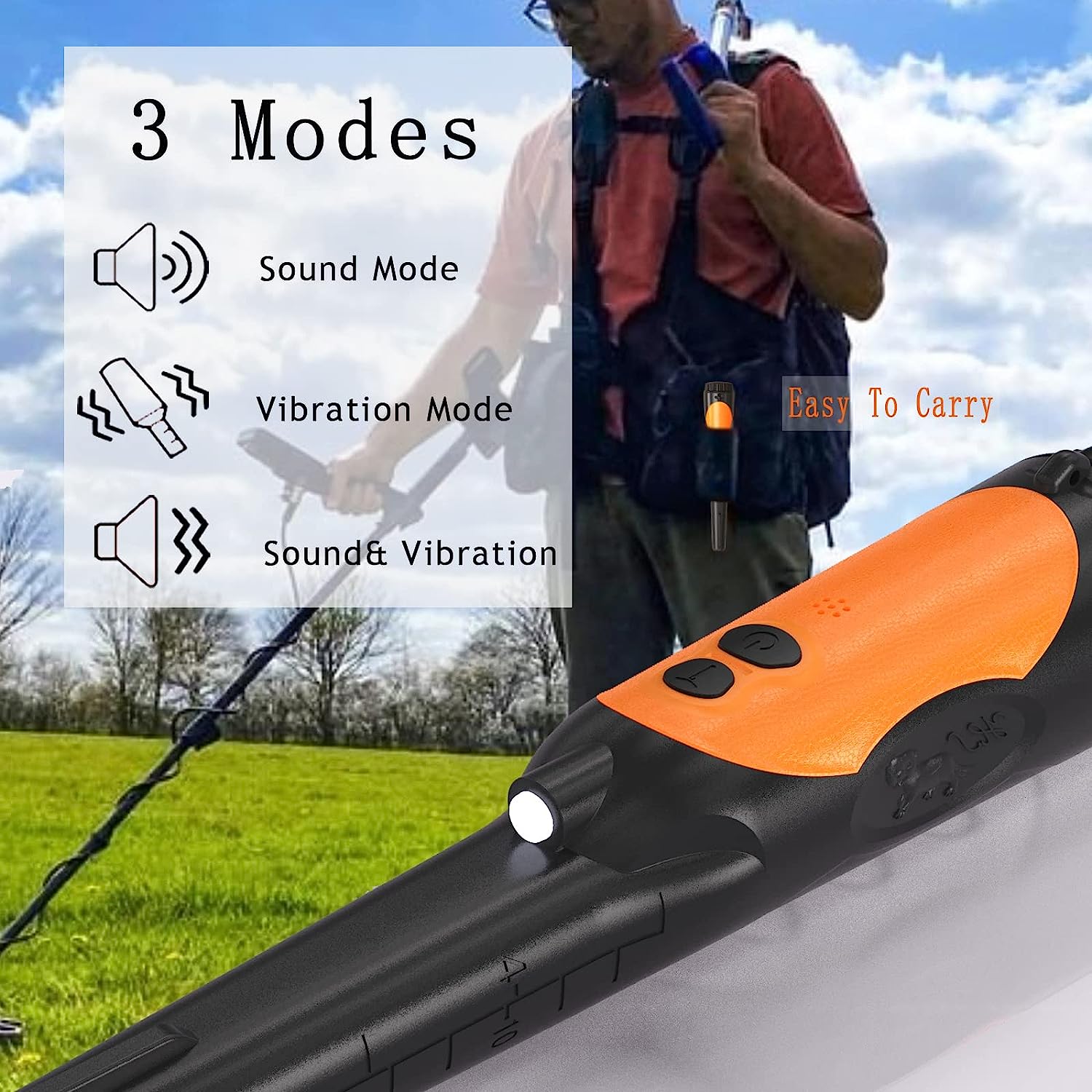 Metal dedektörü Pinpointer pin - Waterproof Metal Detector Pinpointer incelemesi ve fiyatı