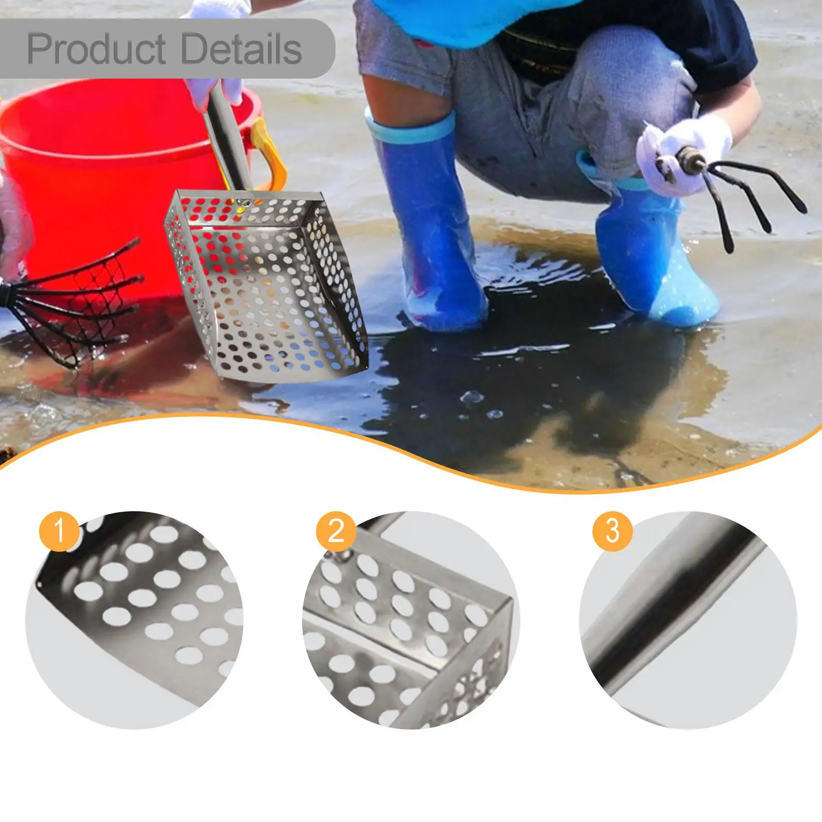 Plaj Küreği Çok Amaçlı Taşınab - Sand Scoop Stainless Steel Beach Digging incelemesi ve fiyatı