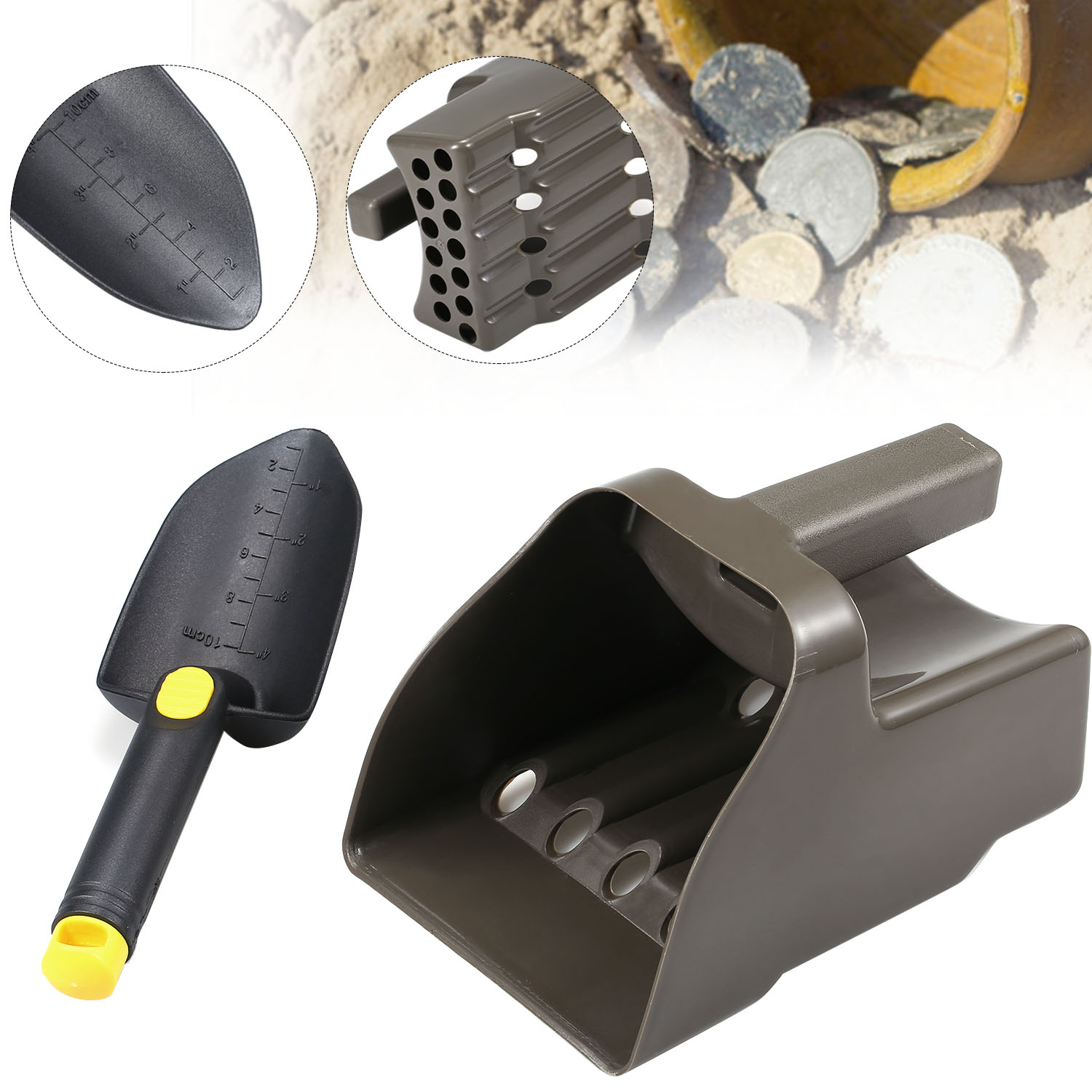 Metal Dedektörü ve Hazine Avcı - Treasure Hunting Shovel Digging Tool incelemesi ve fiyatı